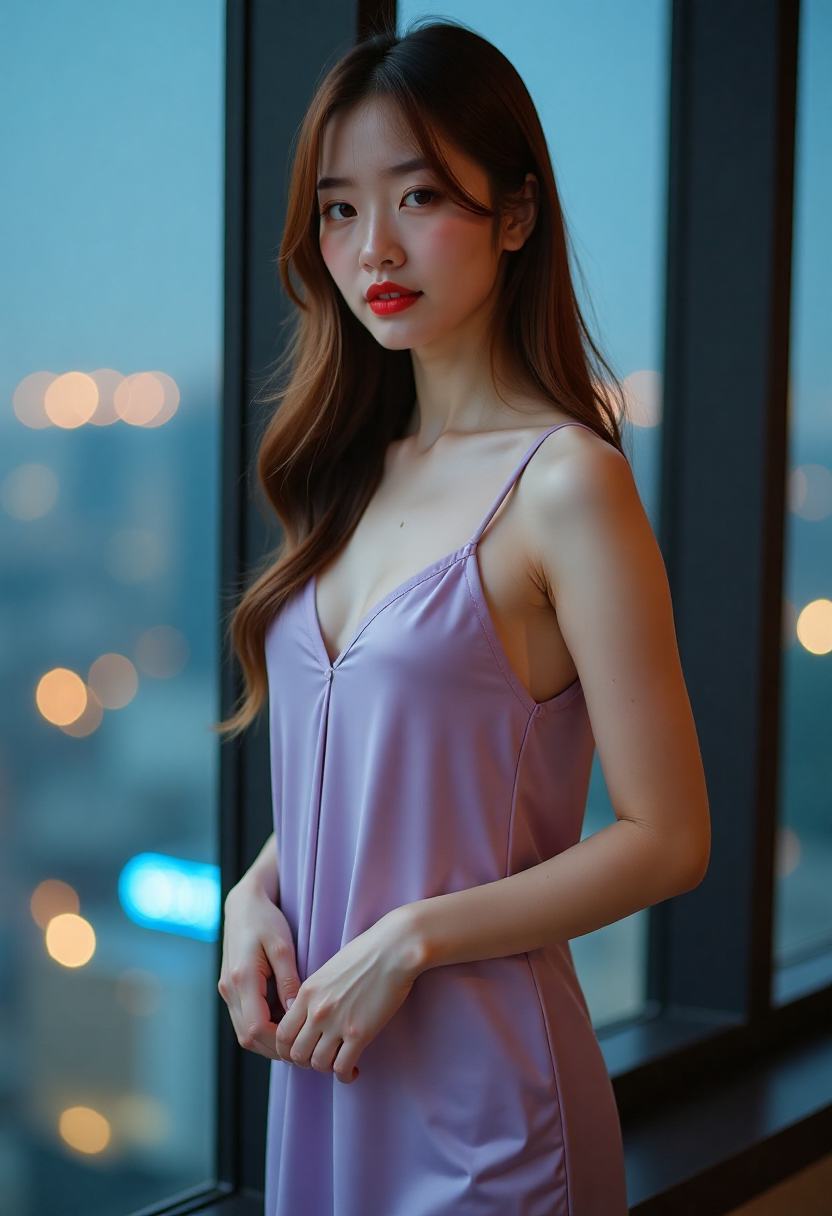 最后一班车短剧夜晚街景